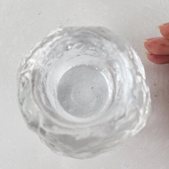 Snowball by Kosta-Boda Votive Candleholder - Picture 3 of 6